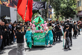 عزاداری تاسوعای حسینی در شهرستان اسکو
