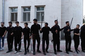مراسم عزاداری تاسوعای حسینی با حضور رییس جمهور - تبریز