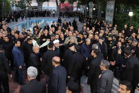 مراسم عزاداری تاسوعای حسینی با حضور رییس جمهور - تبریز