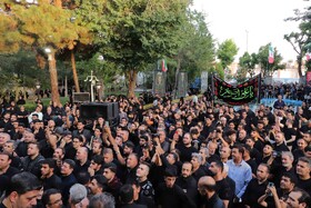 مراسم عزاداری تاسوعای حسینی با حضور رییس جمهور - تبریز