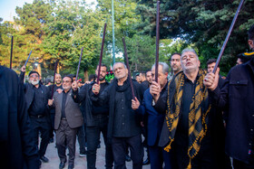 مراسم عزاداری تاسوعای حسینی با حضور رییس جمهور - تبریز