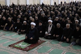حضور مسعود پزشکیان، رئیس‌جمهور در نماز ظهر عاشورا - تبریز