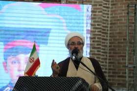 سخنرانی حجت السلام سرایی، نماینده ولی فقیه در سپاه عاشورای آذربایجان شرقی در مراسم اربعین شهدای دانش آموز