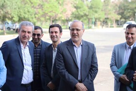 میرحمایت میرزاده ، معاون حقوقی و امور مجلس وزارت آموزش و پرورش در روز دوم برگزاری آزمون استخدامی آموزش و پرورش در آذربایجان شرقی
