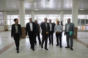 میرحمایت میرزاده ، معاون حقوقی و امور مجلس وزارت آموزش و پرورش و  اسفندیار صادقی ، مدیرکل آموزش و پرورش استان آذربایجان شرقی در روز دوم برگزاری آزمون استخدامی آموزش و پرورش در آذربایجان شرقی