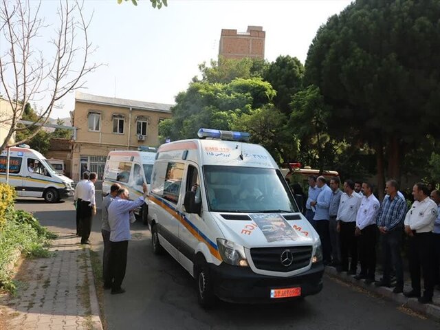 اعزام کارشناسان فوریت پزشکی و کادر درمان آذربایجان شرقی به پیاده‌روی اربعین