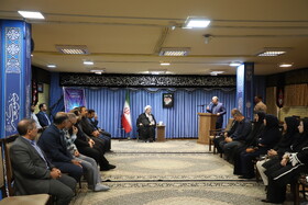 دیدار جهادگران دانشگاهی‌ آذربایجان‌شرقی  با نماینده ولی فقیه در استان
