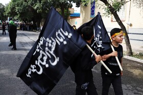 مراسم جاماندگان و عزاداران اربعین حسینی در شهرستان اهر