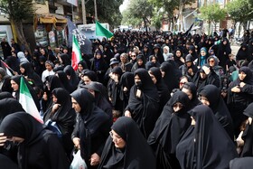 مراسم جاماندگان و عزاداران اربعین حسینی در شهرستان اهر