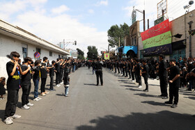 مراسم جاماندگان و عزاداران اربعین حسینی در شهرستان اهر