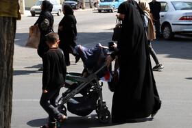 مراسم جاماندگان و عزاداران اربعین حسینی در شهرستان اهر