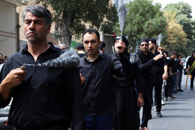 مراسم جاماندگان و عزاداران اربعین حسینی در شهرستان اهر
