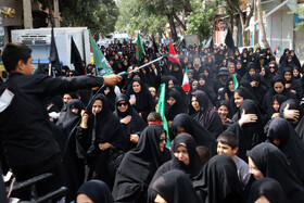 مراسم جاماندگان و عزاداران اربعین حسینی در شهرستان اهر