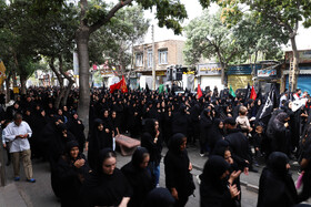 مراسم جاماندگان و عزاداران اربعین حسینی در شهرستان اهر