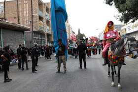 مراسم جاماندگان و عزاداران اربعین حسینی در شهرستان اهر