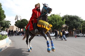 مراسم جاماندگان و عزاداران اربعین حسینی در شهرستان اهر