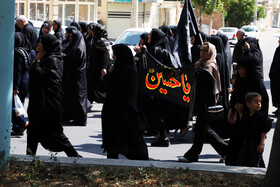 مراسم جاماندگان و عزاداران اربعین حسینی در شهرستان اهر