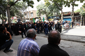 مراسم جاماندگان و عزاداران اربعین حسینی در شهرستان اهر