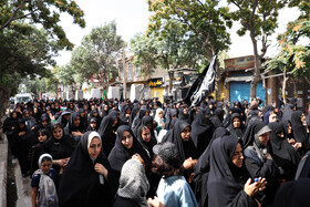 مراسم جاماندگان و عزاداران اربعین حسینی در شهرستان اهر