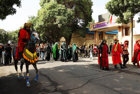 مراسم جاماندگان و عزاداران اربعین حسینی در شهرستان اهر