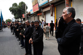 مراسم جاماندگان و عزاداران اربعین حسینی در شهرستان اهر