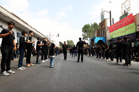 مراسم جاماندگان و عزاداران اربعین حسینی در شهرستان اهر