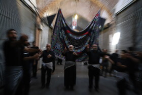 مراسم عزاداری اربعین حسینی در بزرگترین بازار مسقف جهان
