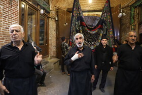 مراسم عزاداری اربعین حسینی در بزرگترین بازار مسقف جهان
