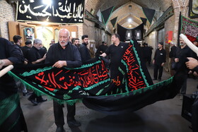 مراسم عزاداری اربعین حسینی در بزرگترین بازار مسقف جهان