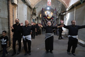 مراسم عزاداری اربعین حسینی در بزرگترین بازار مسقف جهان