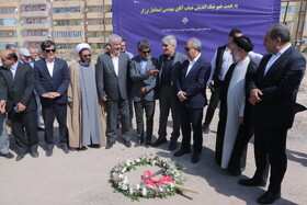  آئین کلنگ‌زنی همزمان پنج باب مدرسه در راستای نهضت توسعه عدالت در فضاها و کیفیت آموزشی - تبریز