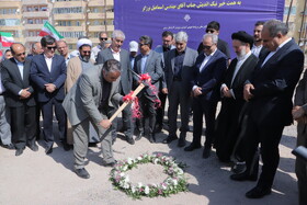  آئین کلنگ‌زنی همزمان پنج باب مدرسه در راستای نهضت توسعه عدالت در فضاها و کیفیت آموزشی - تبریز