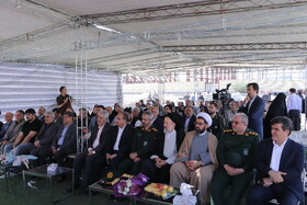  آئین کلنگ‌زنی همزمان پنج باب مدرسه در راستای نهضت توسعه عدالت در فضاها و کیفیت آموزشی - تبریز