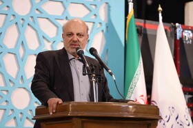 علیرضا ، منادی نماینده مردم تبریز، اسکو و آذرشهر در افتتاحیه کنگره بین‌المللی بزرگداشت استاد شهریار در تبریز