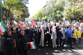 راهپیمایی بشارت نصر در تبریز