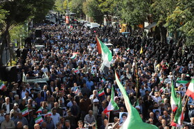 راهپیمایی بشارت نصر در تبریز