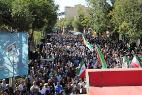 راهپیمایی بشارت نصر در تبریز