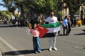 راهپیمایی بشارت نصر در تبریز
