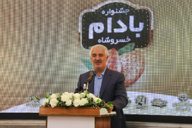 سخنرانی داود گرشاسبی فرماندار تبریز در جشنواره بادام خسروشاه -  آذربایجان شرقی