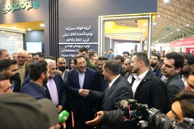 سید‌، محمد اتابک وزیر صنعت، معدن و تجارت در  بازدید از توانمندی‌های صنعتی و معدنی آذربایجان شرقی و حضور در نمایشگاه متافو