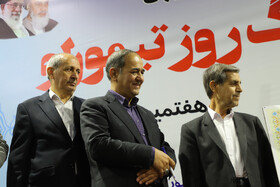 محمدرضا طلایی معاون وزیر جهاد کشاورزی و مدیر عامل سازمان تعاون روستایی کشور در جشنواره سیر تیمورلو