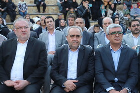 بهرام سرمست استاندار آذربایجان شرقی در افتتاحیه دوازدهمین جشنواره سیب مراغه