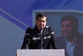 سخنرانی احمد دنیامالی، وزیر ورزش و جوانان در سفر یک روزه وزیر ورزش و جوانان به آذربایجان شرقی