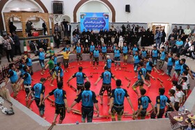 مراسم گشایش سالن ورزشهای باستانی در سفر یک روزه وزیر ورزش و جوانان به آذربایجان شرقی