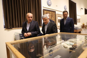 بازدید سعید حبیبا ، معاون وزیر علوم و رییس سازمان امور دانشجویان از دانشگاه هنر در بازدید معاون وزیر علوم از دانشگاه های تبریز و هنر اسلامی