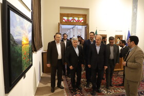 بازدید سعید حبیبا ، معاون وزیر علوم و رییس سازمان امور دانشجویان از موزه دانشگاه هنر 