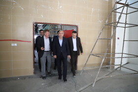 بازدید سعید حبیبا ، معاون وزیر علوم و رییس سازمان امور دانشجویان از ساختمان جدید سلف غذاخوری دانشگاه تبریز 