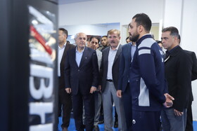 بازدید سعید حبیبا ، معاون وزیر علوم از استادیوم و باشگاههای ورزشی دانشگاه تبریز