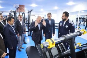 بازدید سعید حبیبا ، معاون وزیر علوم از استادیوم و باشگاه‌های ورزشی دانشگاه تبریز