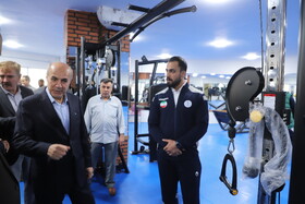 بازدید سعید حبیبا ، معاون وزیر علوم از استادیوم و باشگاههای ورزشی دانشگاه تبریز